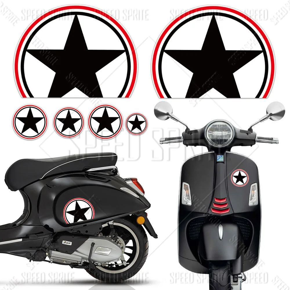 Aufkleber Passend Für Vespa GT GTS Super STERN 300S Seitenaufkleber Super - VES0047 - FÜR VESPA