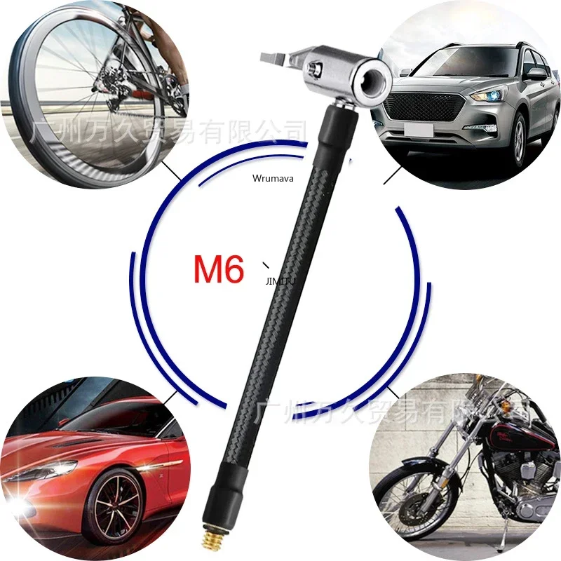 

M6 model 16/20/30/40/60/80CM Air Rubber Replacement Hose Extension Tube Adapter Inflator Pump Parts For Inflator
