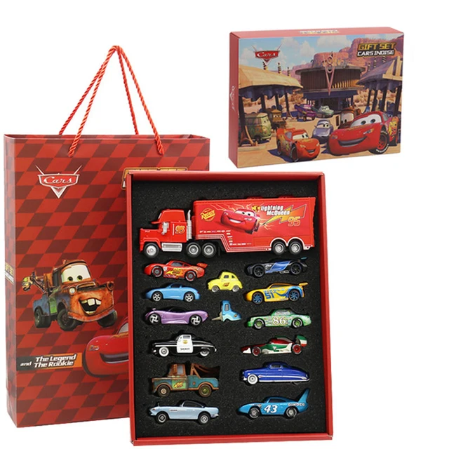 Disney Pixar Cars 3 The Thunder Valley Crash Alloy Metal Diecast 1:55 Muddy  Lightning McQueen Car Model Boy Toy Birthday GIfts
