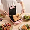 650W Electric Sandwich Machine Waffle Maker Toaster Multifunctional Breakfast Machine Donut Toast  Press Light Food Machine 220V 1
