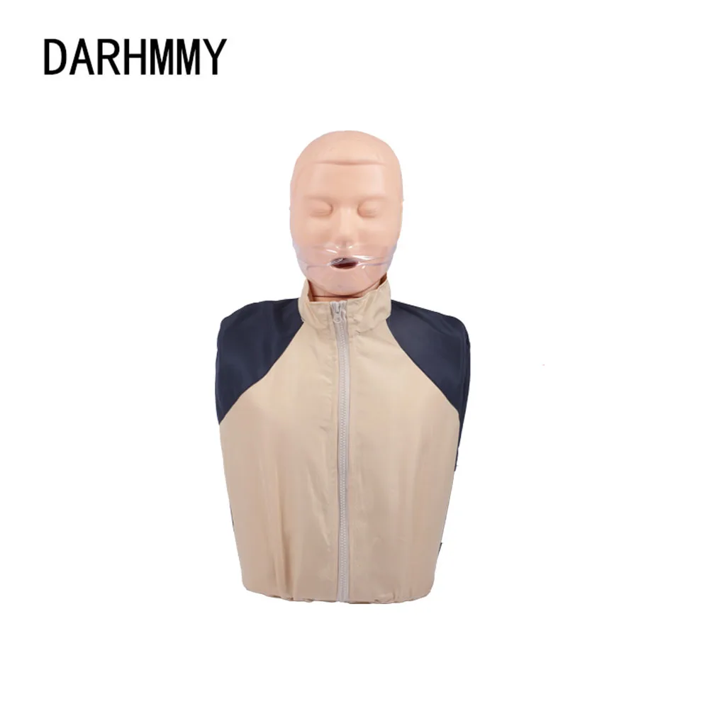 DARHMMY Adjustable Medical Science Half Body CPR Training Mannequin Manikin CPR Simulator For Adults And Children Manikins