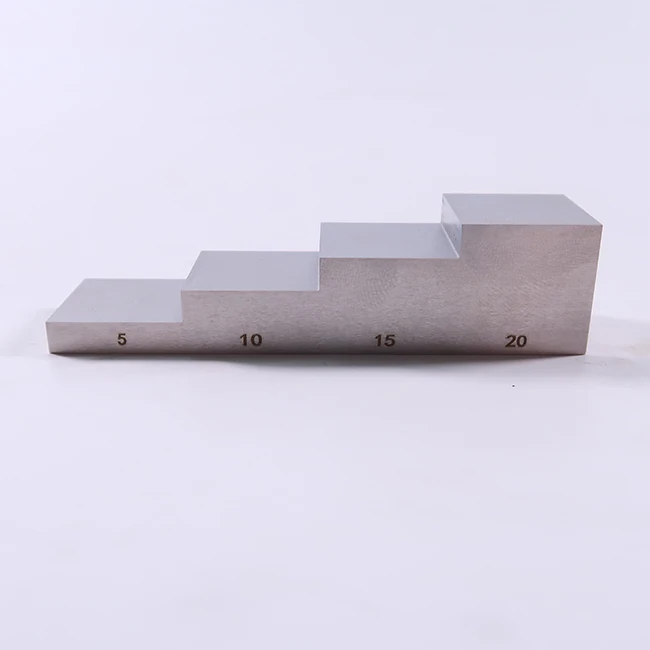 

4 step 5- 10- 15- 20mm 316L Stainless Steel calibration test block