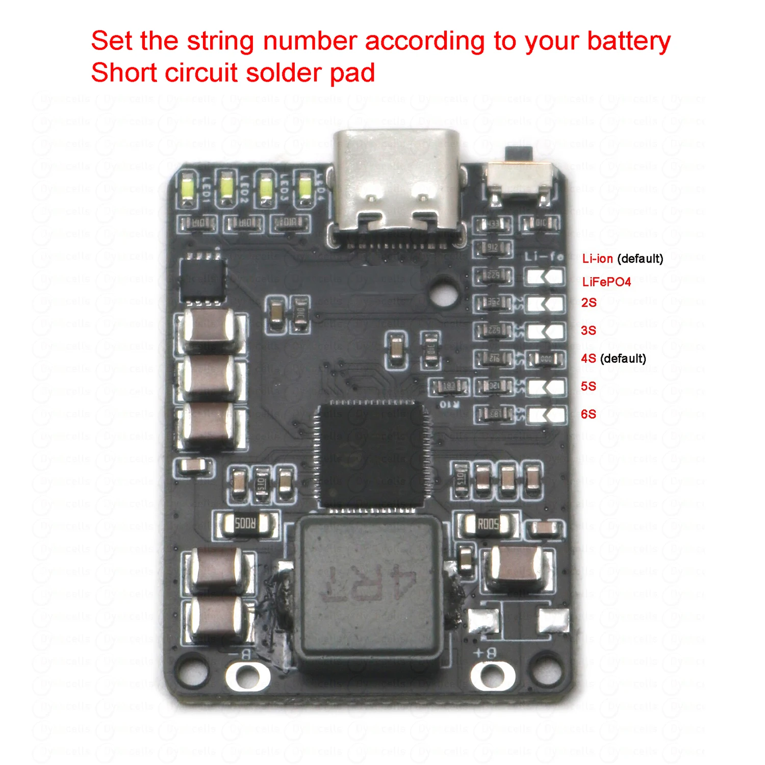 IP2369 45W 2S~6S Lithium Battery Charging Discharging BMS 3S 4S 5S Li-ion/LiFePO4 Batteries Charger for Power Banks Drone Charge - 2