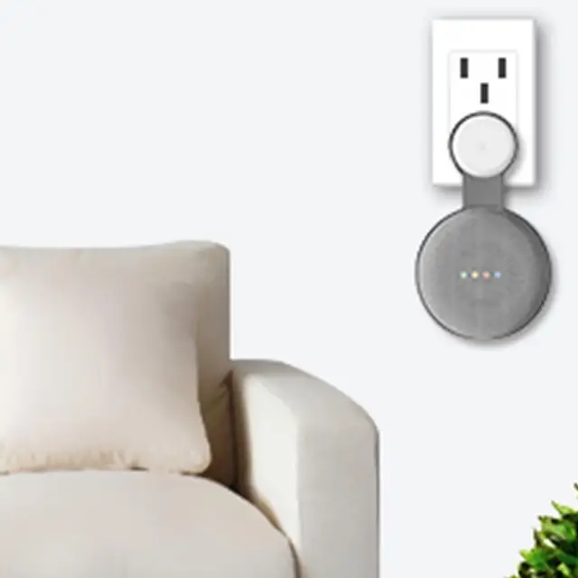 Supporto A Muro Per Google Nest Mini - Senza Viti, Design Bianco, Per Cucina, Bagno E Camera - Foto 8
