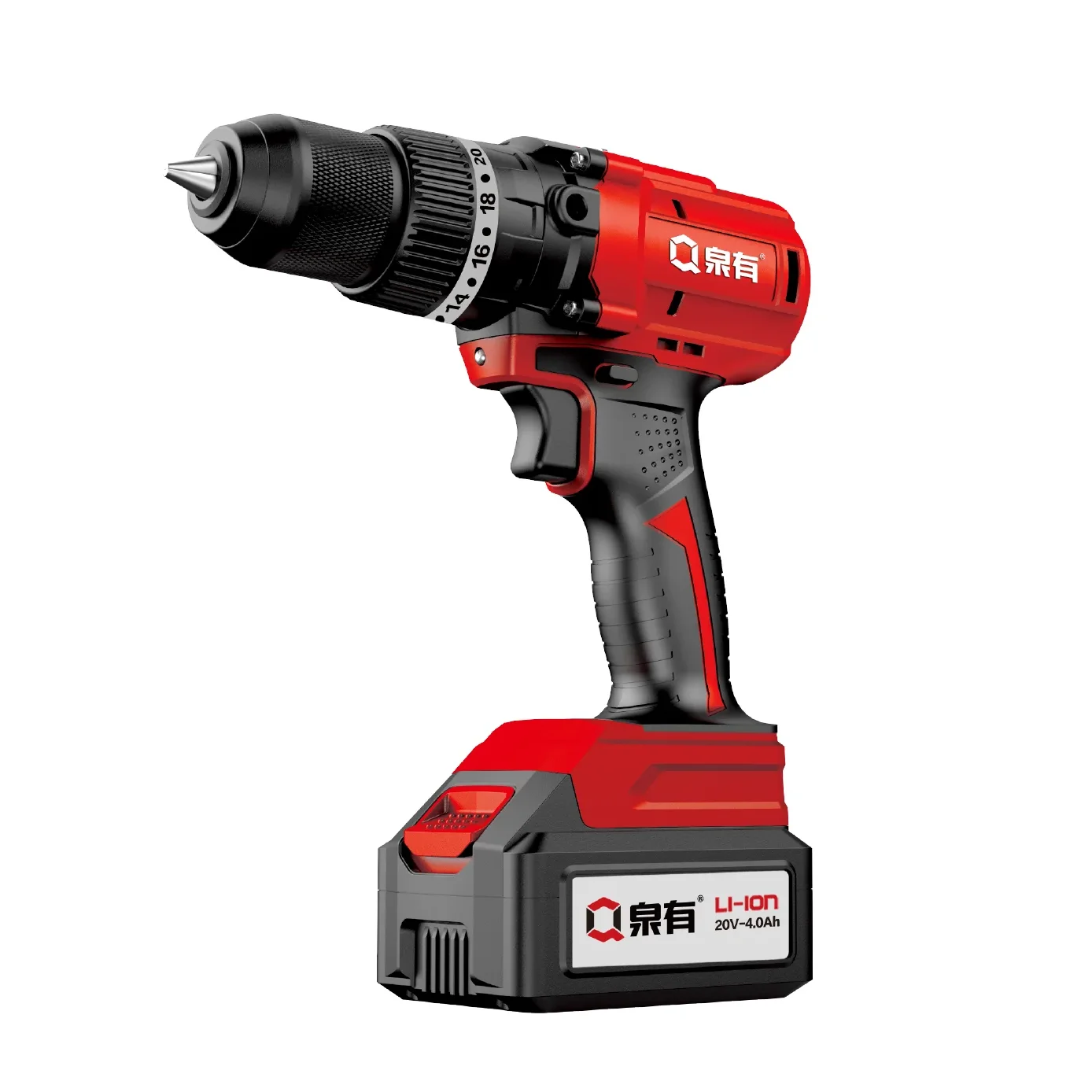 

Quanyou Lithium Battery Custom Portable Hand Drills Power Tools Multi-function 18v Mini Brushless Electric Drill Set