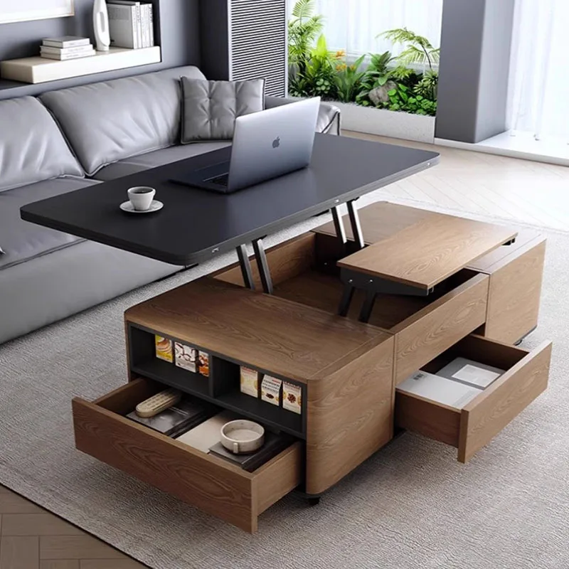 

Wood Bedroom Coffee Table Trau Nordic Storage Mesa Lateral Mobile Coffee Table Minimalist Apartamento Couchtisch Home Furniture