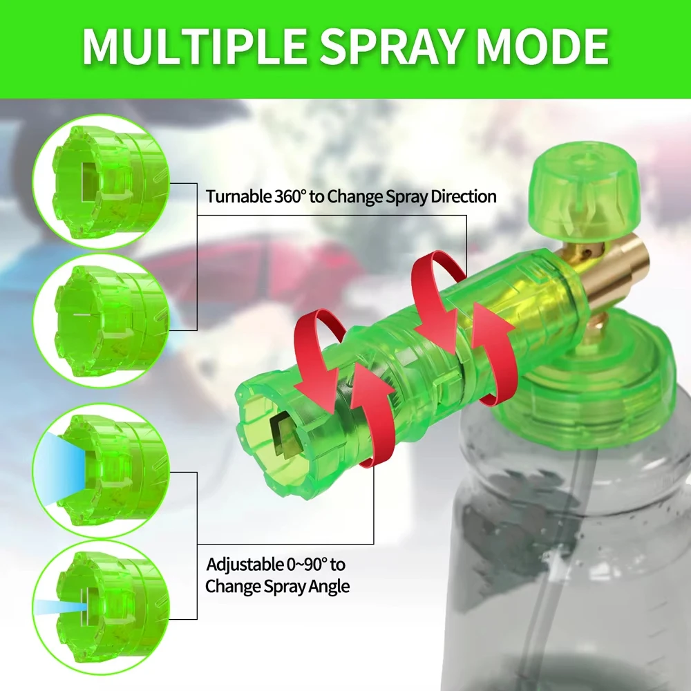 Car Wash Floor Wash Foam Machine Snow Foam Spray Gun for Kärcher Park Bosch Lavor Nilfisk YILI 1-4 Quick Plug Pressure Washer 3