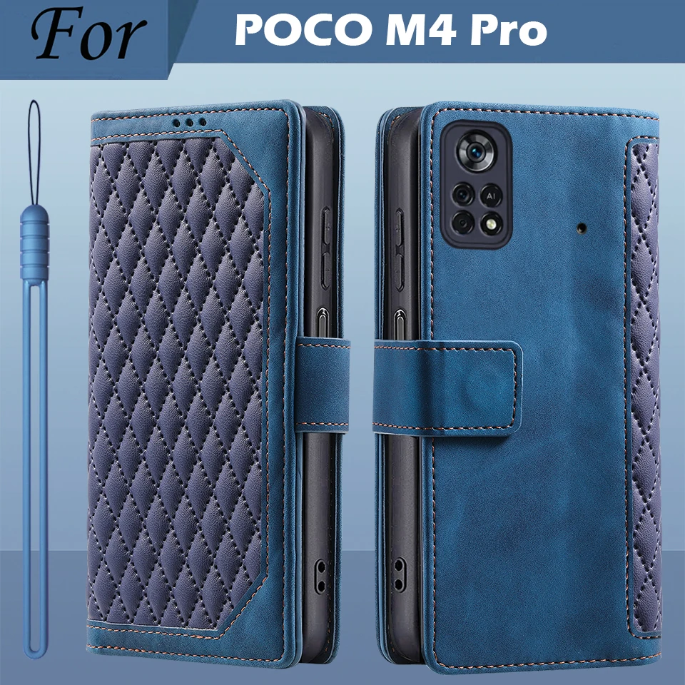 Leather Flip Magnetic Wallet Phone Case with Card Holder and Stand Function