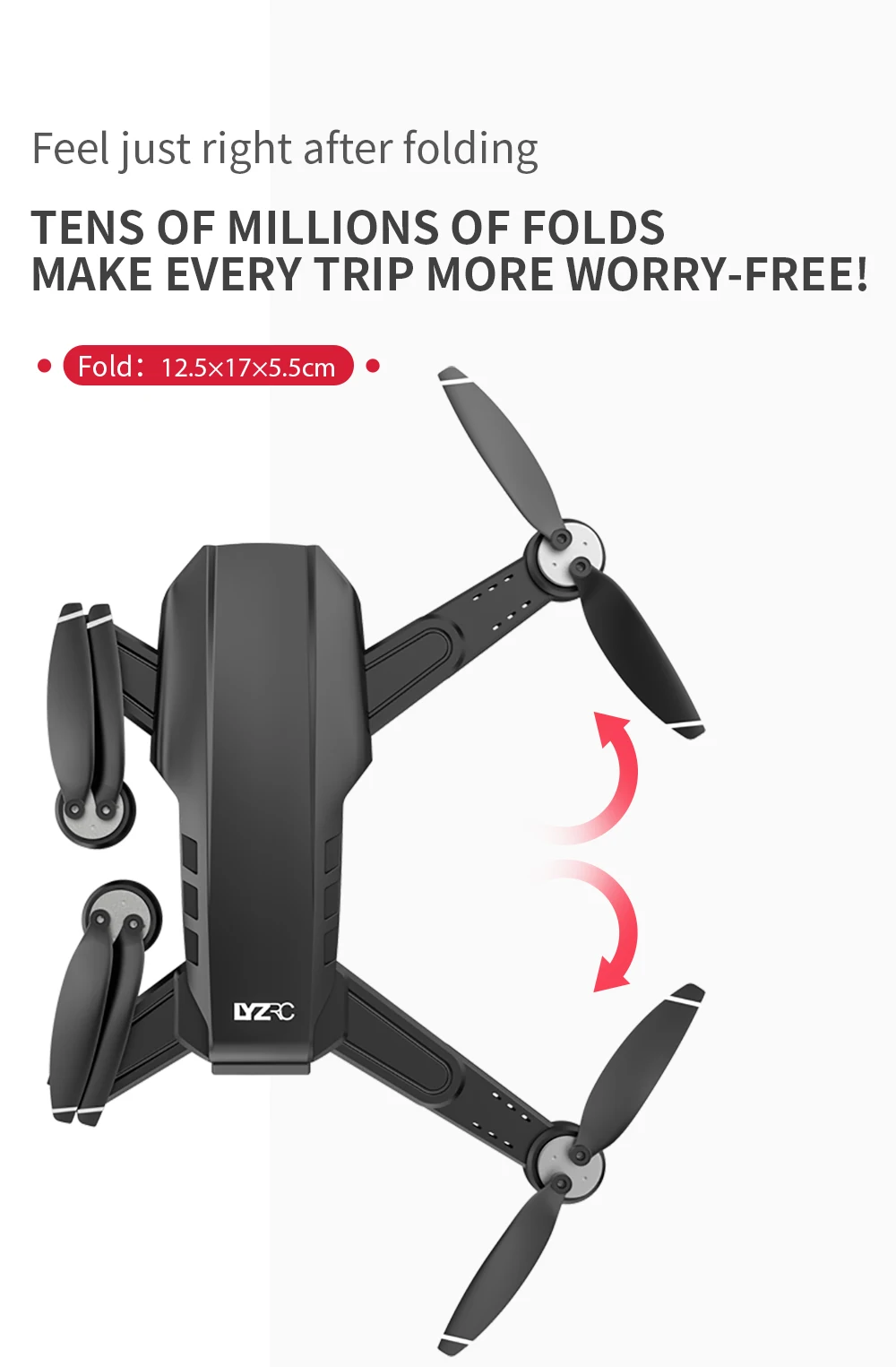 L900 PRO SE Drone, fold tens of millions of folds make every trip more worry