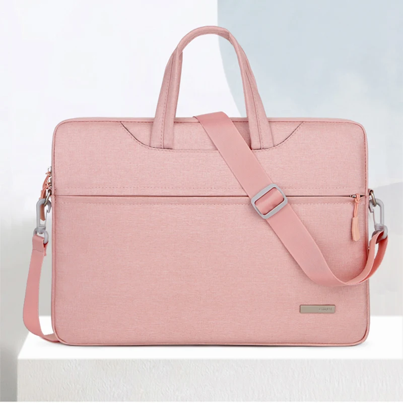 Bolsa Impermeável para Laptop para Macbook Air Pro 13 13.3 15.6 14 Polegadas Manga para Notebook Bolsa de Ombro do Computador - Imagem 3