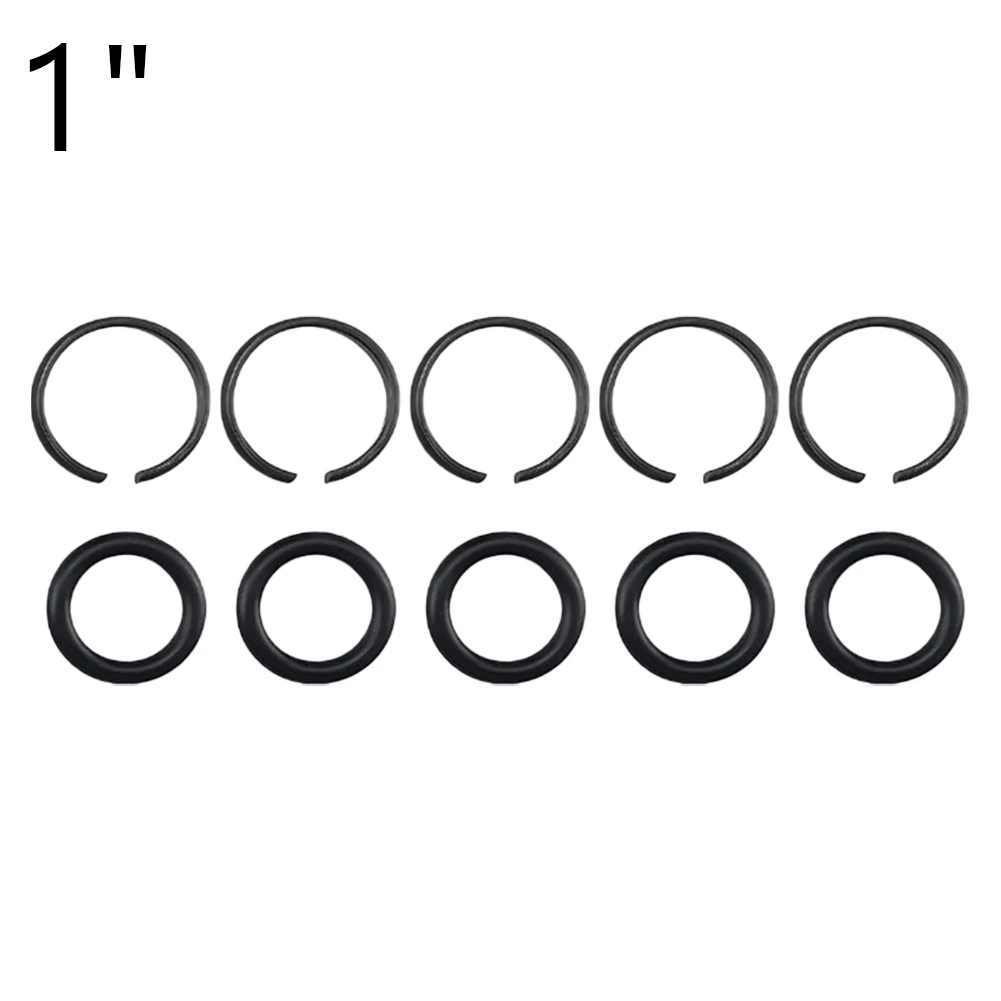 Kit 12 Pezzi Anelli Di Fissaggio Per Chiave A Impulsi: Set 1/2'' E 3/8'' Con O-Ring Per Avvitatori Elettrici E Pneumatici - 2