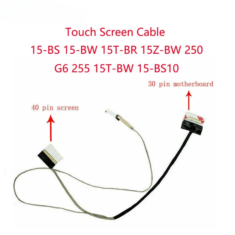Cavo Touch Screen Sostitutivo Per Laptop Per Hp 15-Bs 15-Bw 15T-Br 15Z-Bw 250 G6 255 15T-Bw 15-Bs10 Dc02002Y000