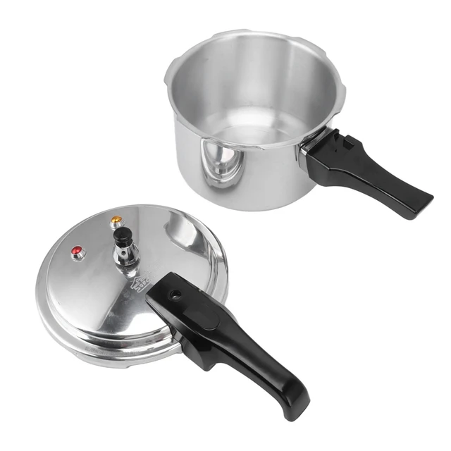 3 Liter Aluminium Alloy Pressure Cooker Suitable Gas Stove is Suitable for Cooking Beans, Meats, Vegetables, Soups and More 4
