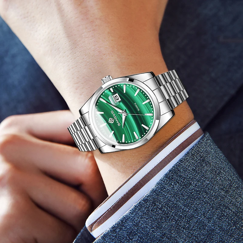 2025 Top Brand LIGE Luxury Mens Watches Stainless Steel Casual Sports Men's Quartz WristWatch Waterproof Chronograph Clock Male