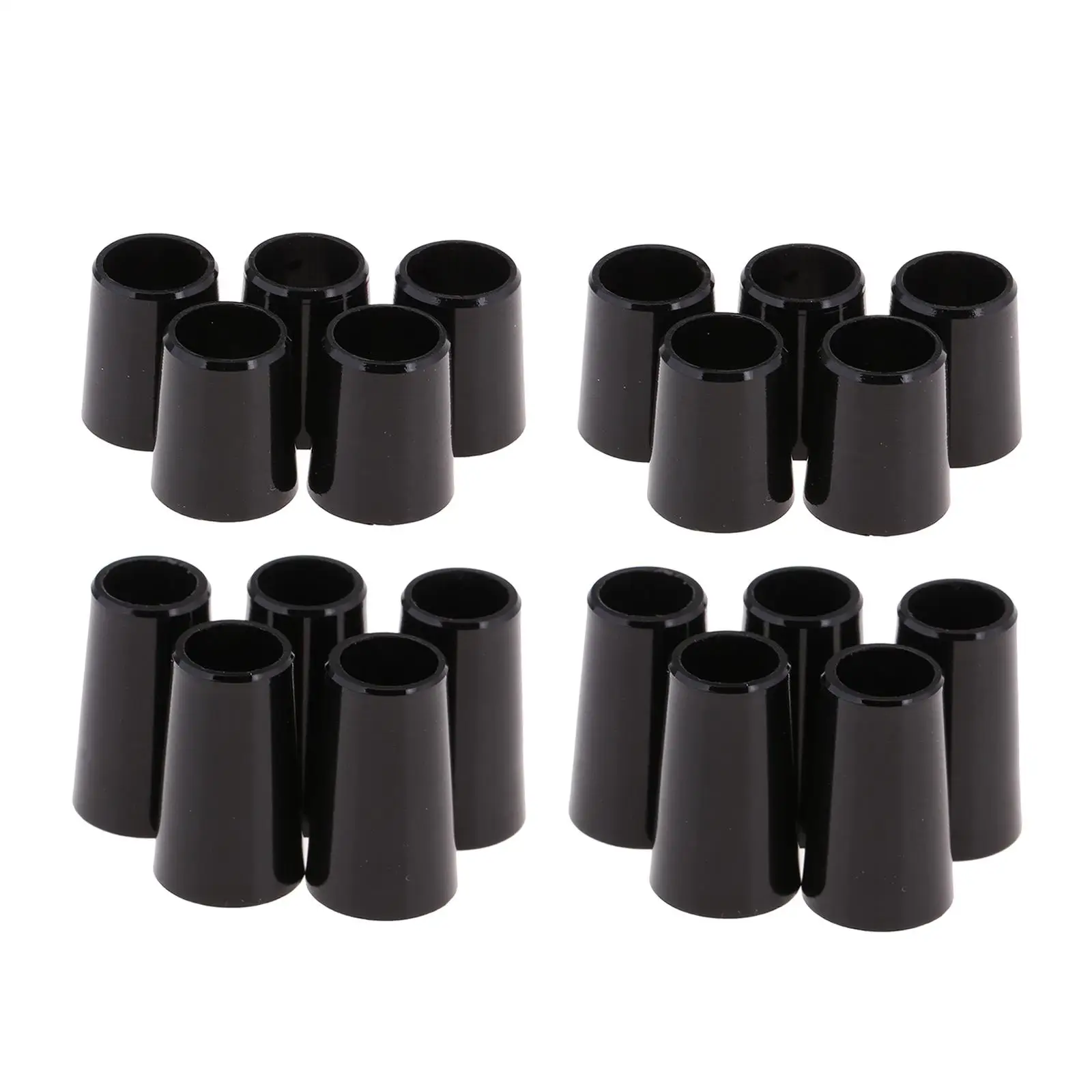 20 Pack .370/.335 Black Golf Ferrules s Wood Shafts Club Accessories 2