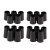 20 Pack .370/.335 Black Golf Ferrules s Wood Shafts Club Accessories 2