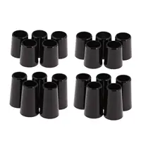 20 Pack .370/.335 Black Golf Ferrules s Wood Shafts Club Accessories 2