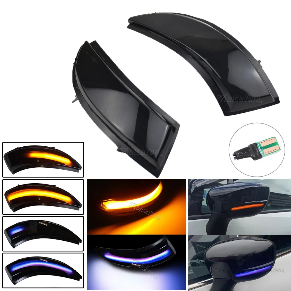 Per Renault Clio 4 Iv Mk4 Lutpecia Captur 2013-2016 Accesso Globale Dynamic Led Blinker Indicatore Specchio Indicatore Di Direzione Ripetitore