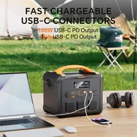 Station d'alimentation portable NEWSMY S1210 2000W, 3000W de pointe, batterie LiMnFePO₄ 1102,5Wh, charge rapide AC 1300W, générateur solaire MPPT 5