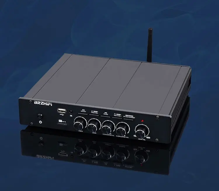 

TPA3255 high-power 2.1 channel hifi digital amplifier card insertion USB coaxial Bluetooth playback all-in-one machine