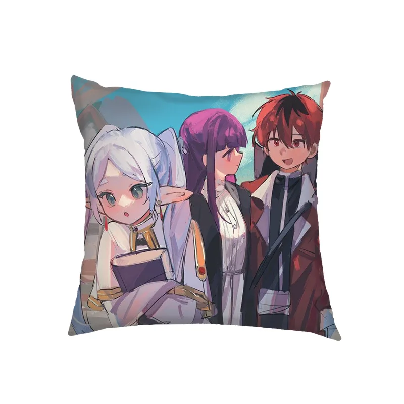 Frieren Beyond Journey's End pillow case 45x45cm High Quality Pillowcase Decorative Pillow Cover Wedding Decorative