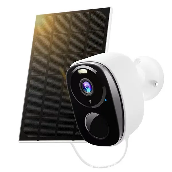

3MP 1296P Solar Battery Power Low Comsunption IP Camera AI Humanoid Detection Home Security CCTV Baby Monitor