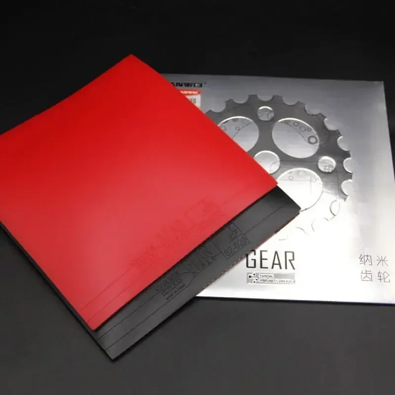 Table Tennis Rubber SANWEI GEAR HYPER Semi-sticky Ping Pong Sheet with Pre-tuned Medium Cake Sponge