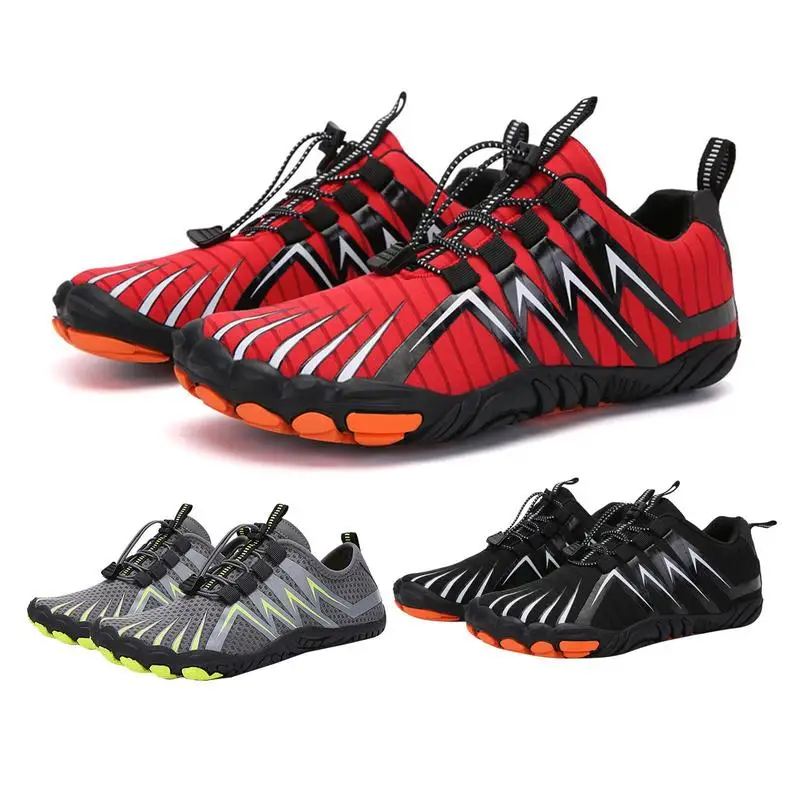 

Workout Shoes Wide Toe Box Sneakers For Outdoor Camping Fitness Shoes For Backpacking Traveling Fishing Mountaineering Climbing