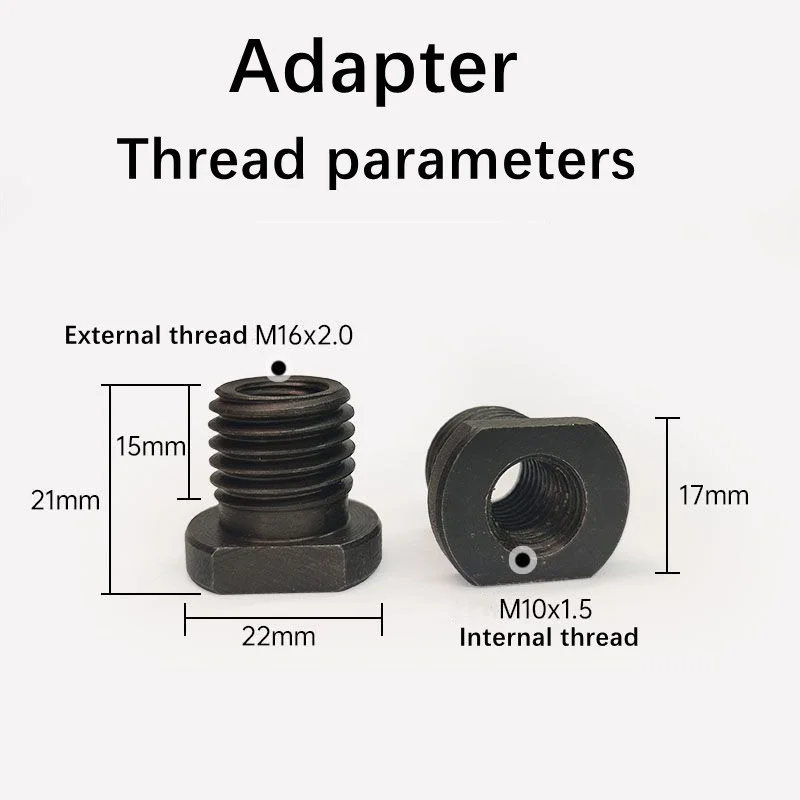 1PC 100styleM10 Angle Grinder Adapter Female to M14 Thread Nut Arbor Connector Polishing Screw Connecting Rod for Power Tools