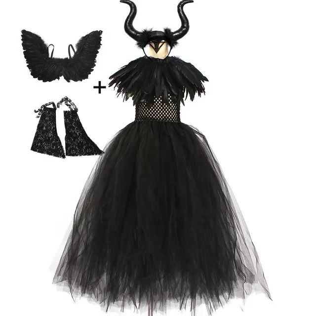 Halloween Maleficent Costume for Girls Halloween Maleficent Costume for Girls