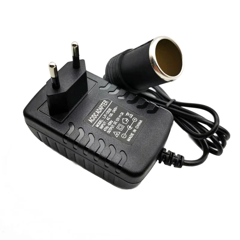 Car Cigarette Lighter Adapte 220V to 12V 2A DC Power Converter Charger Transformer Cigar Lit Lighter Plug Socket Electronic Jack 2