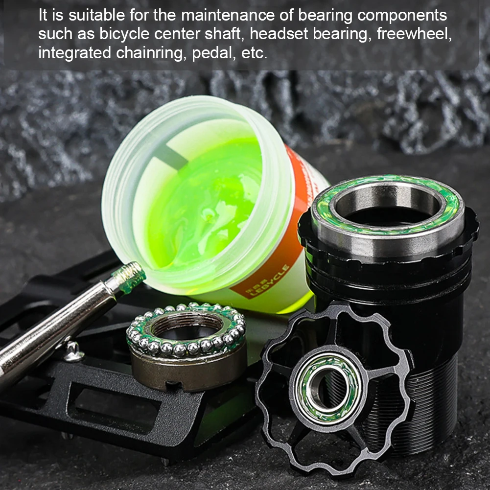 110PCS50gBicycleGreaseGreenApplesauceBearingGreaseHubLubricantsOilLubricantLube