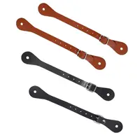 Spur Straps Spur Belt 2Pcs Man Woman with Metal Buckle PU Leather Adjustable for 2