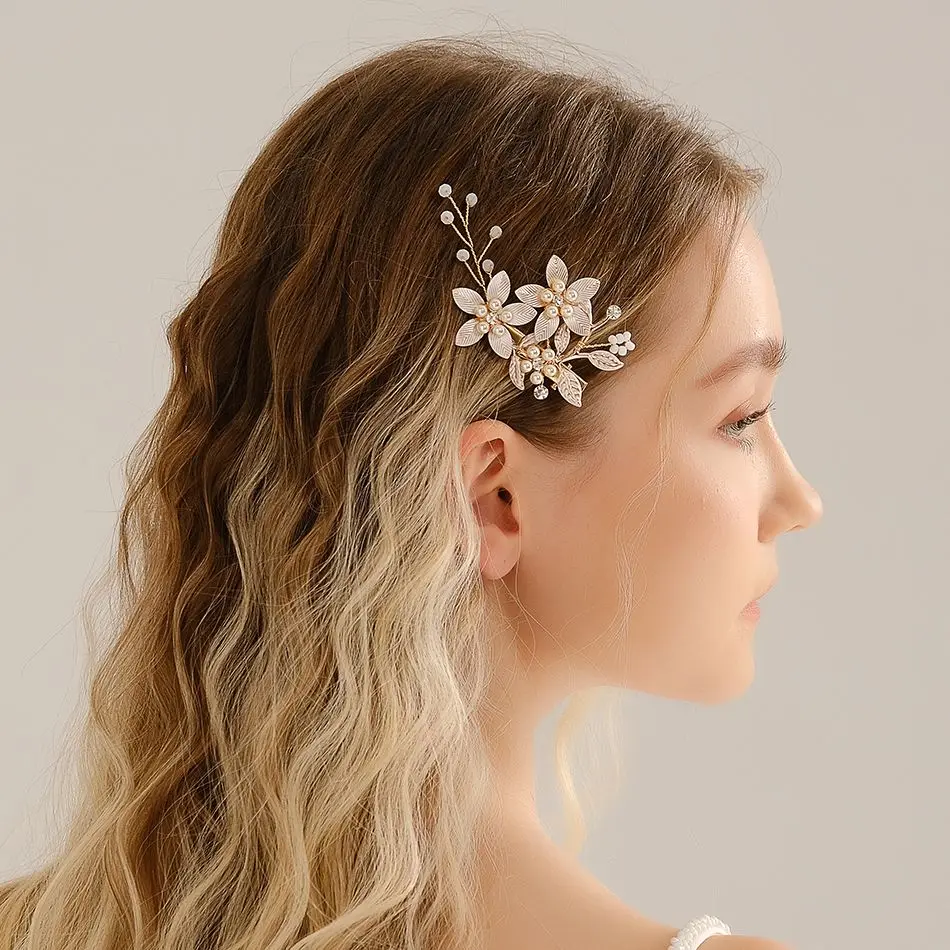 Strass Sposa 20 Spille Per Capelli Con Cristallo E Perla - Per - Foto 6