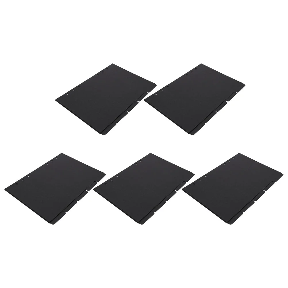 

A5 Binder Dividers Tabs Planner Dividers Paperbinder Index Tabs Tab Dividers Inserts Round Ring Binder Sheet Protectors