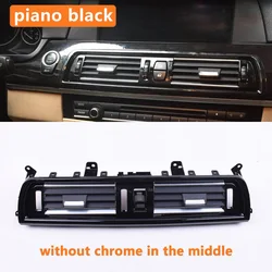 Chromed Air Vent Grille Outlet Panel (Piano Black)