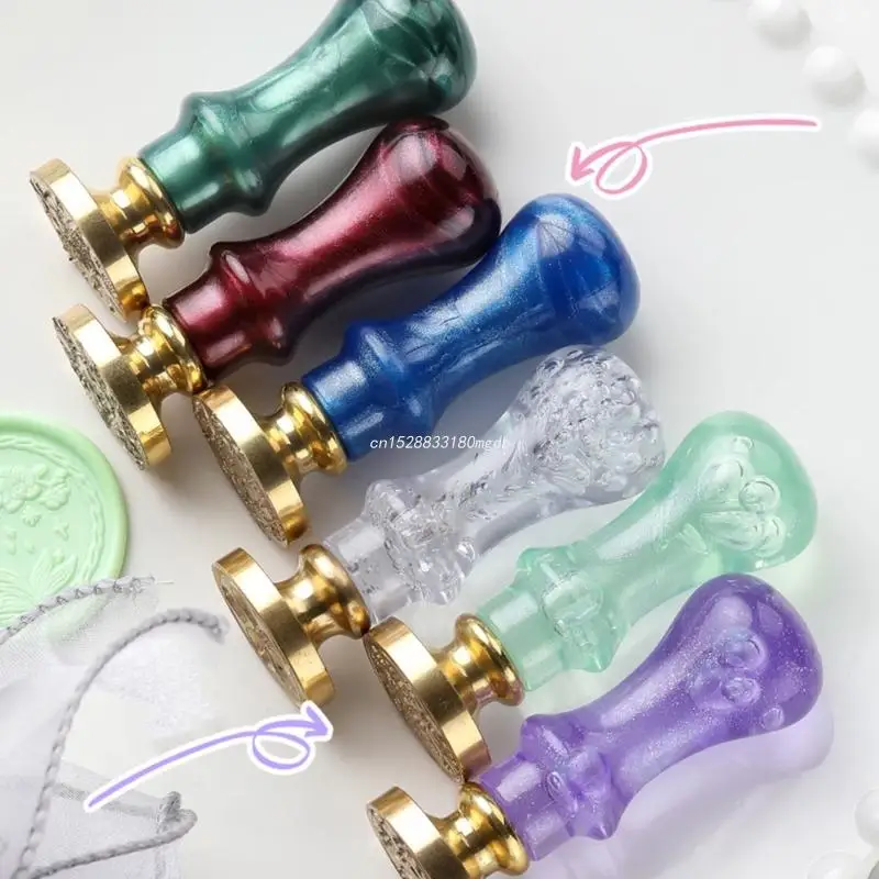 Wachssiegelstempel Jungfrau 15mm - Horoskop Stempel Mit Birnholzgriff