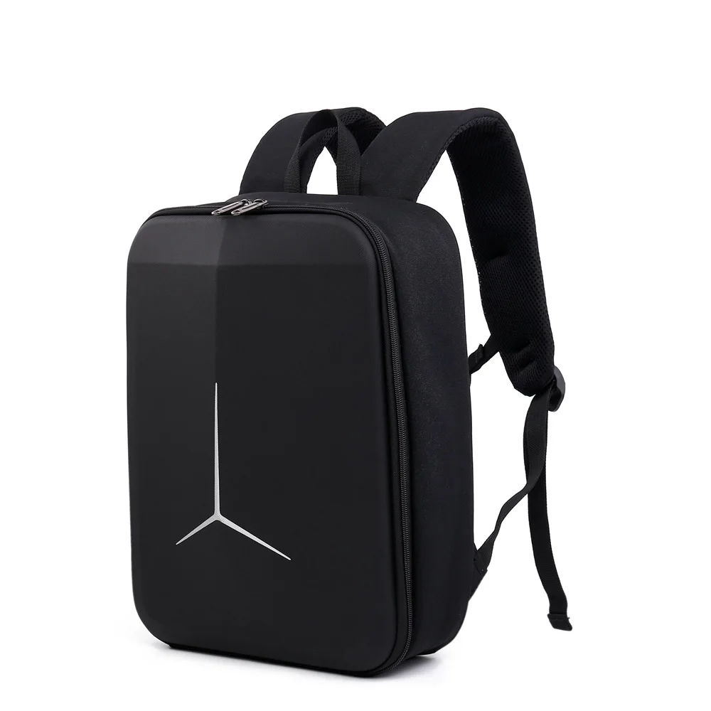 Sac de transport pour stabilisateur DJI RS 3 ouvert montrant l'intérieur rembourré et les sangles.