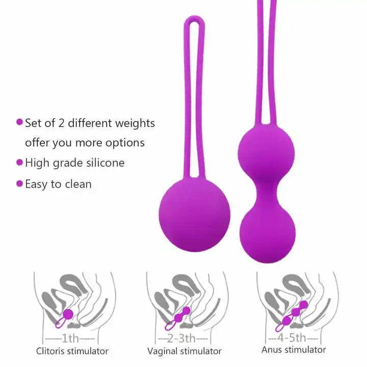 Kegel Balls for Women - Set of 3, Doctor Recommended Exerciser for Pelvic Floor Strengthening Tightening Kegel Exercise 5