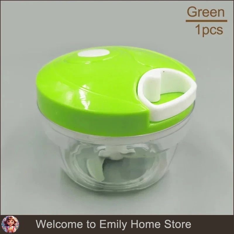 Hachoir à viande manuel de 400ml, hachoir à ail rotatif, presse-ail, coupe-oignon et légumes, accessoires de cuisine, processeur