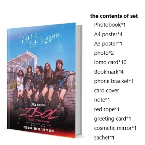 

IDOL The Coup EXID Hani Si-yang Kwak Min-kyu Kim Photobook Set With Poster Lomo Card Bookmark Photo Album Art Book Picturebook