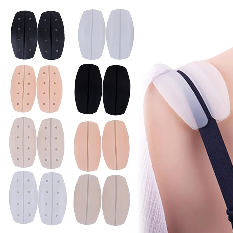 Women Silicone Bra Strap Decompression Anti-Slip Shoulder Pads Underwear Holder Accessories Pad shoulder pads silicone shoulder pad