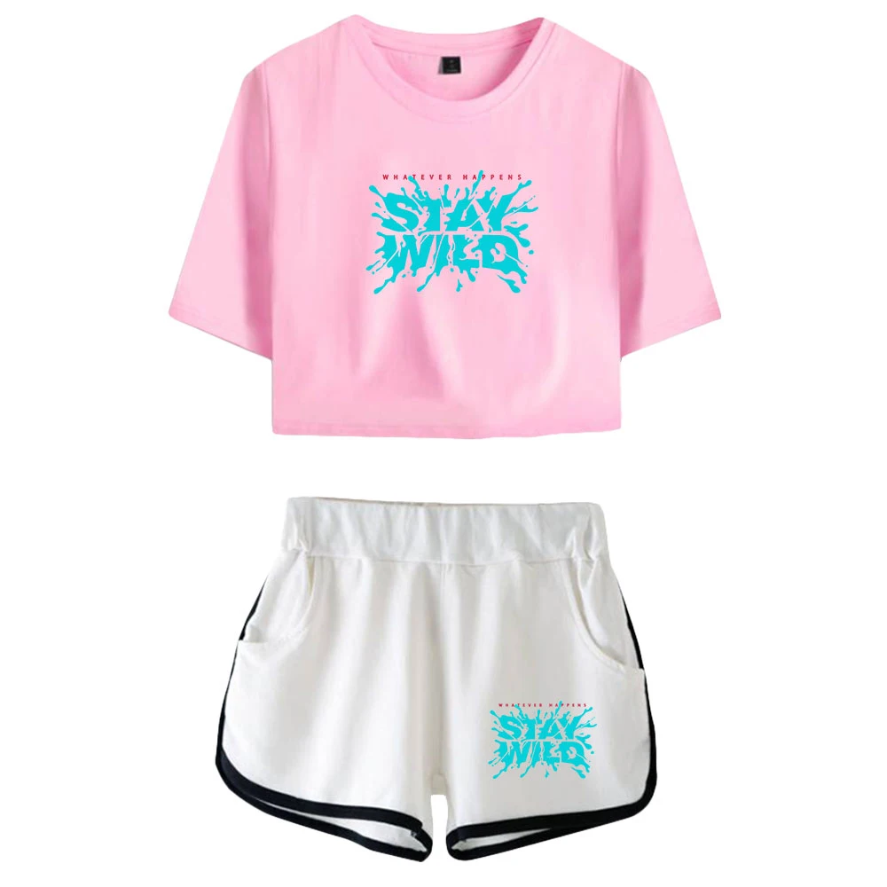 

Женский комплект из пуловера и топа, с эластичным поясом