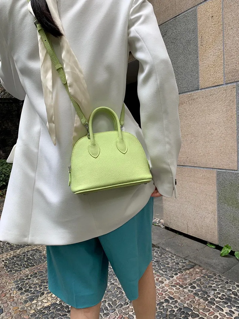 Klassische Damen Handtasche Aus Leder Als Umhängetasche Klein_voghion.com