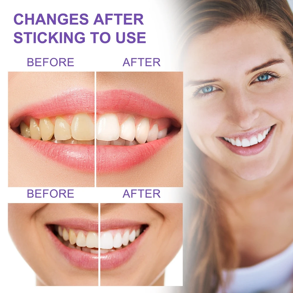 Dentifricio sbiancante per denti V34 sbiancante per la correzione del colore viola Non invasivo Deep Clean Stain Yellow Removal Beauty Health