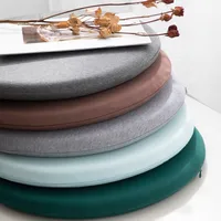 Memory Foam Seat Cushion 30/35/40/45cm Anti-Slip Soft Solid round Floor Seat Futon Office Chair Pad Bar Stool Seat Stool Cushion 2