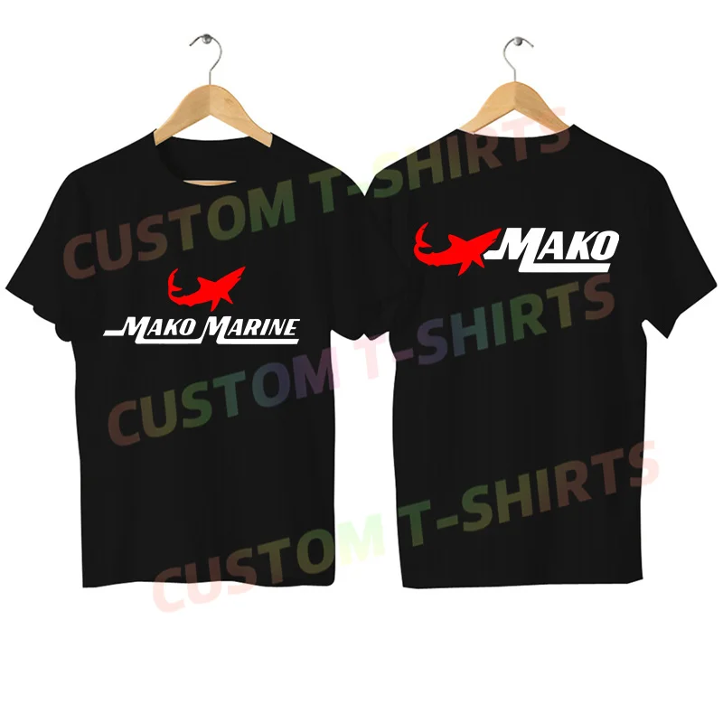 

2024 Men T Shirt Casual New Mako Saltwater Fishing Boats Logo T-shirt Graphic Oversized Comfortable Streetwear S-3XL Cool Tee