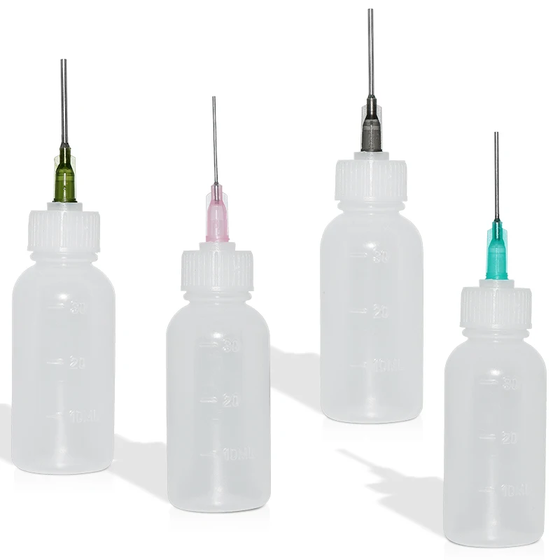 24piece/set Art Bottle Needle Tip Glue Applicator Bottle for Paper Quilling DIY Scrapbooking Paper Craft Tool Dispensing