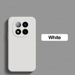 Luxury Liquid Silicone Shockproof Phone Case - Soft Protective Cover for RedmiNote14 Pro Plus (White)