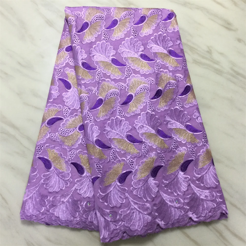 

Фиолетовая швейцарская вуаль кружева в Швейцарии 2022 Высококачественная Африканская Хлопковая кружевная ткань французское нигерийское кружево хлопковая ткань KPL22101